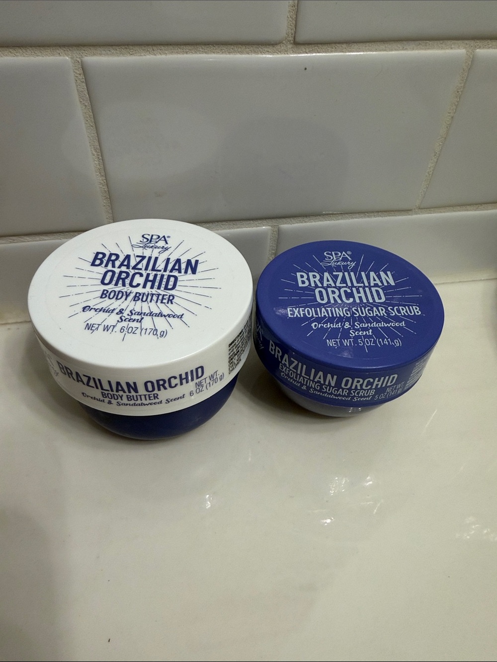 Brazilian Orchid Exfoliating Sugar Scrub & Body Butter set